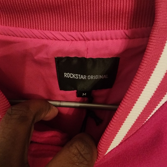 Pink Rhinestone Embellished Jacket - Picture 3 of 4